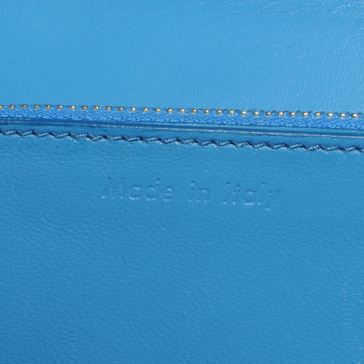 Celine Smooth Calfskin Medium Classic Box Flap Bag Light Blue 6 of 8