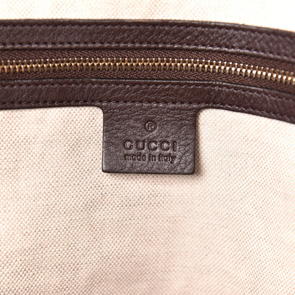 Gucci Guccissima Large Bree Foldover Tote Chocolate 9 of 17