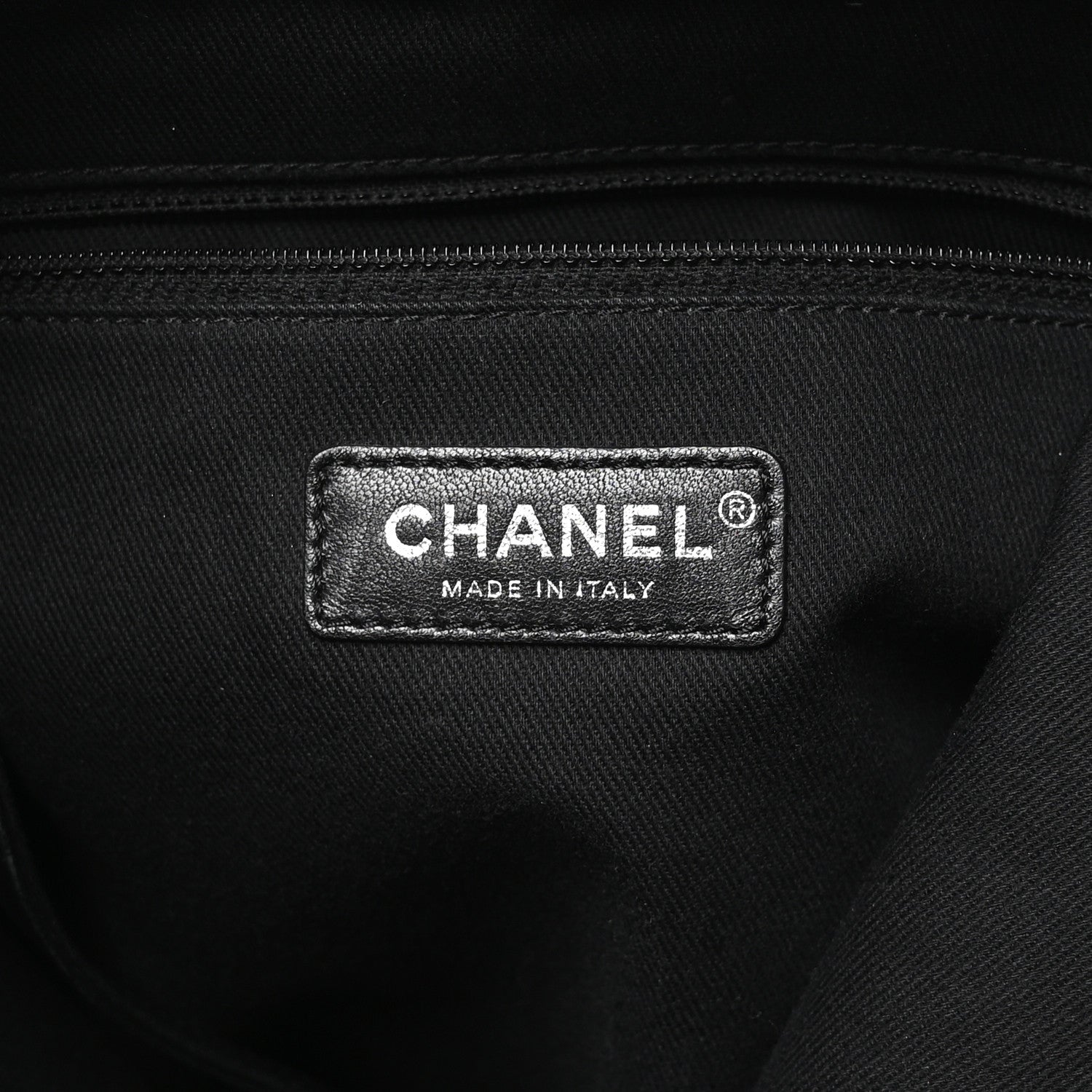 Chanel Canvas Large Deauville Backpack Charcoal 5 of 9