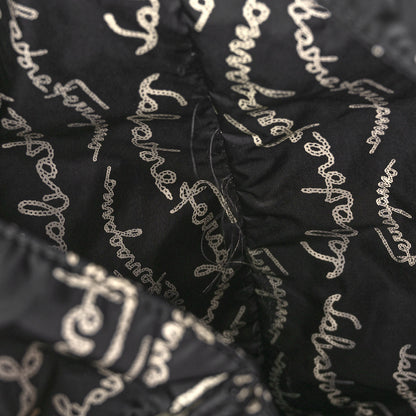Salvatore Ferragamo Nylon All Over Printed Logo Tote Black 13 of 14