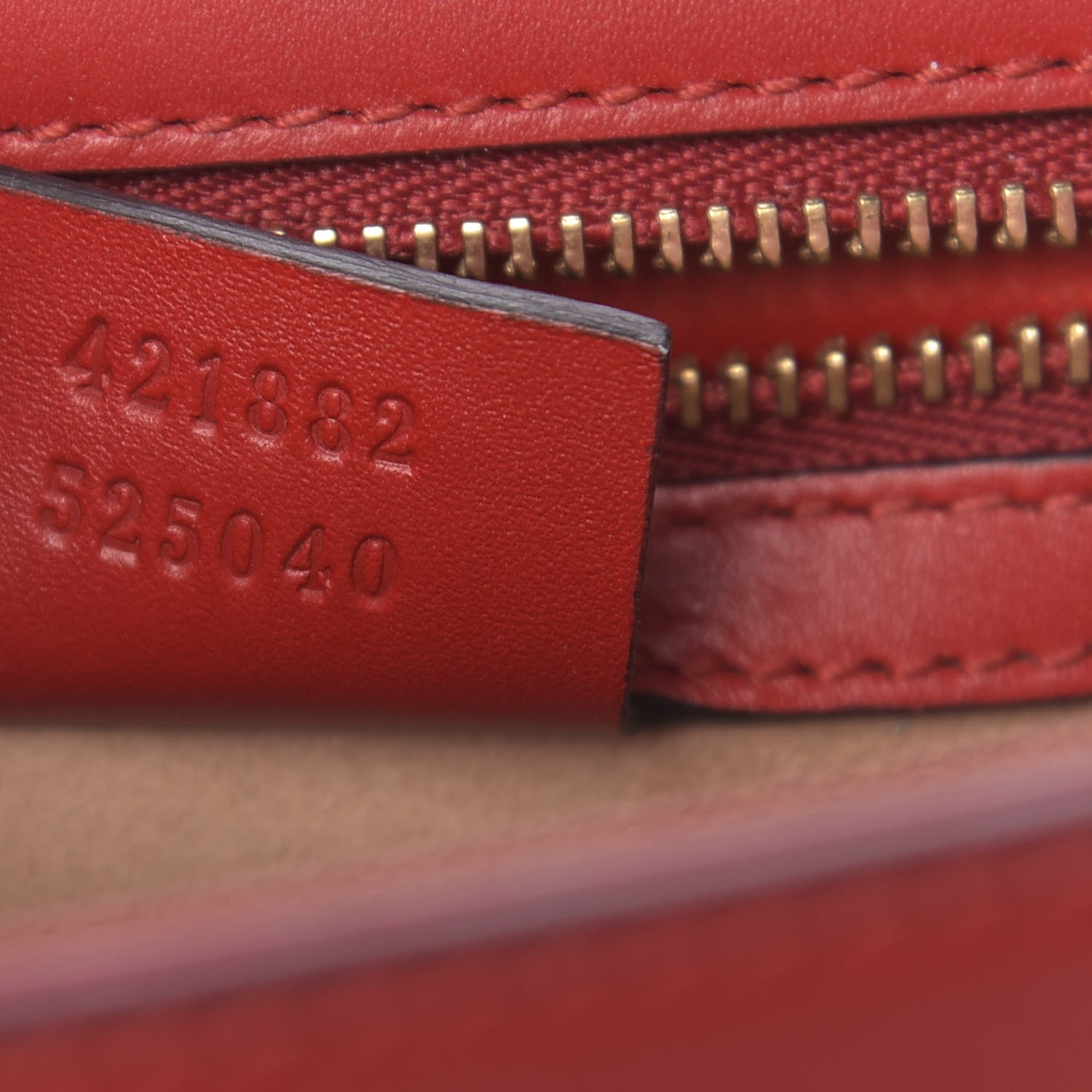 Gucci Calfskin Small Sylvie Shoulder Bag Hibiscus Red 8 of 17