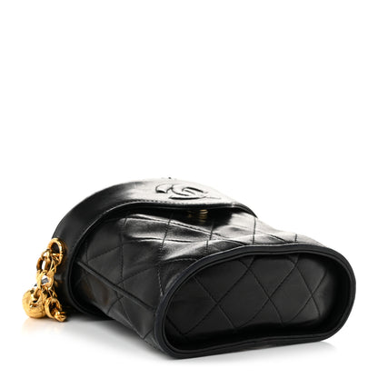 Chanel Lambskin Quilted Tassel Shoulder Bag Black 4 of 12