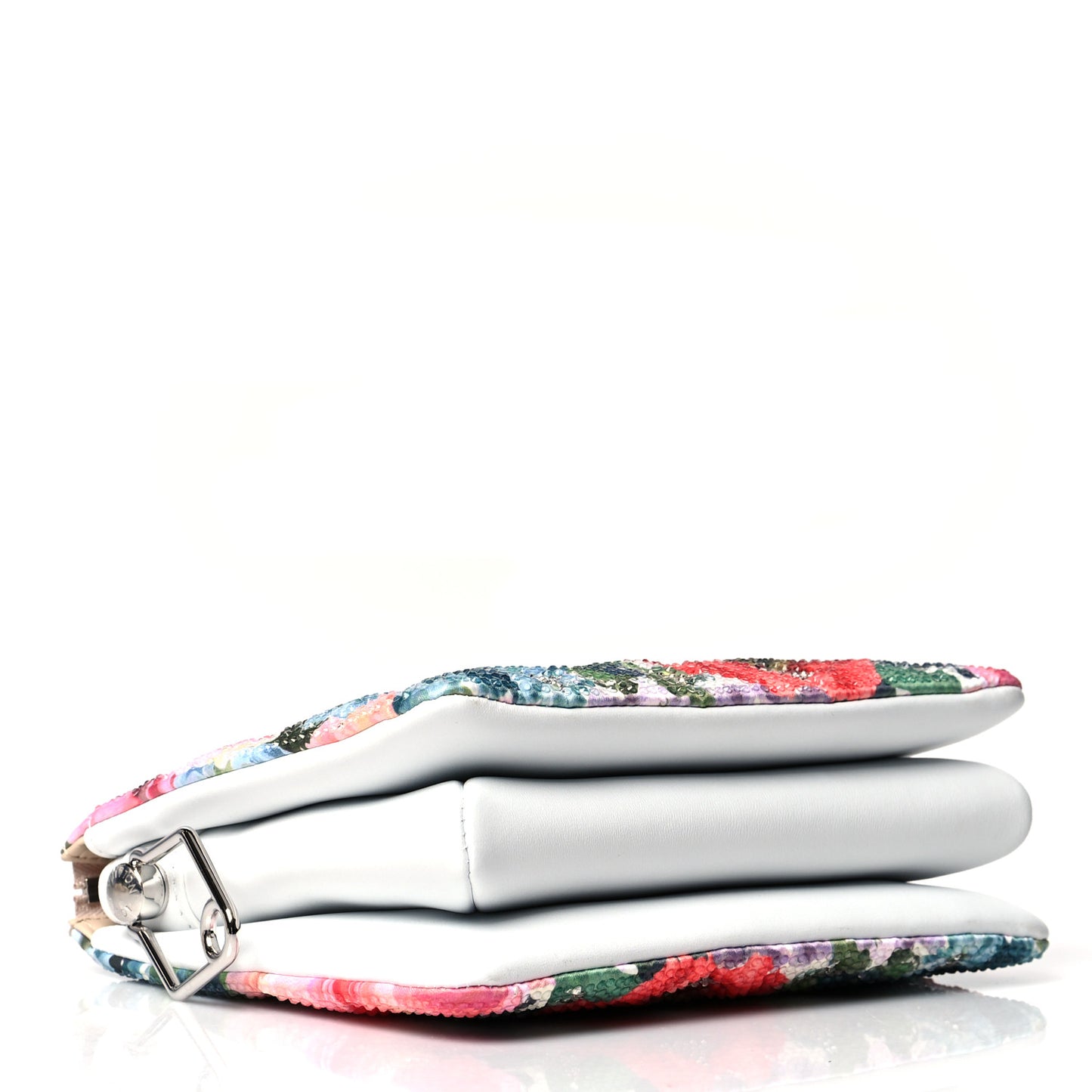 Satin Crystal Embellished Monogram Coussin BB Multicolor