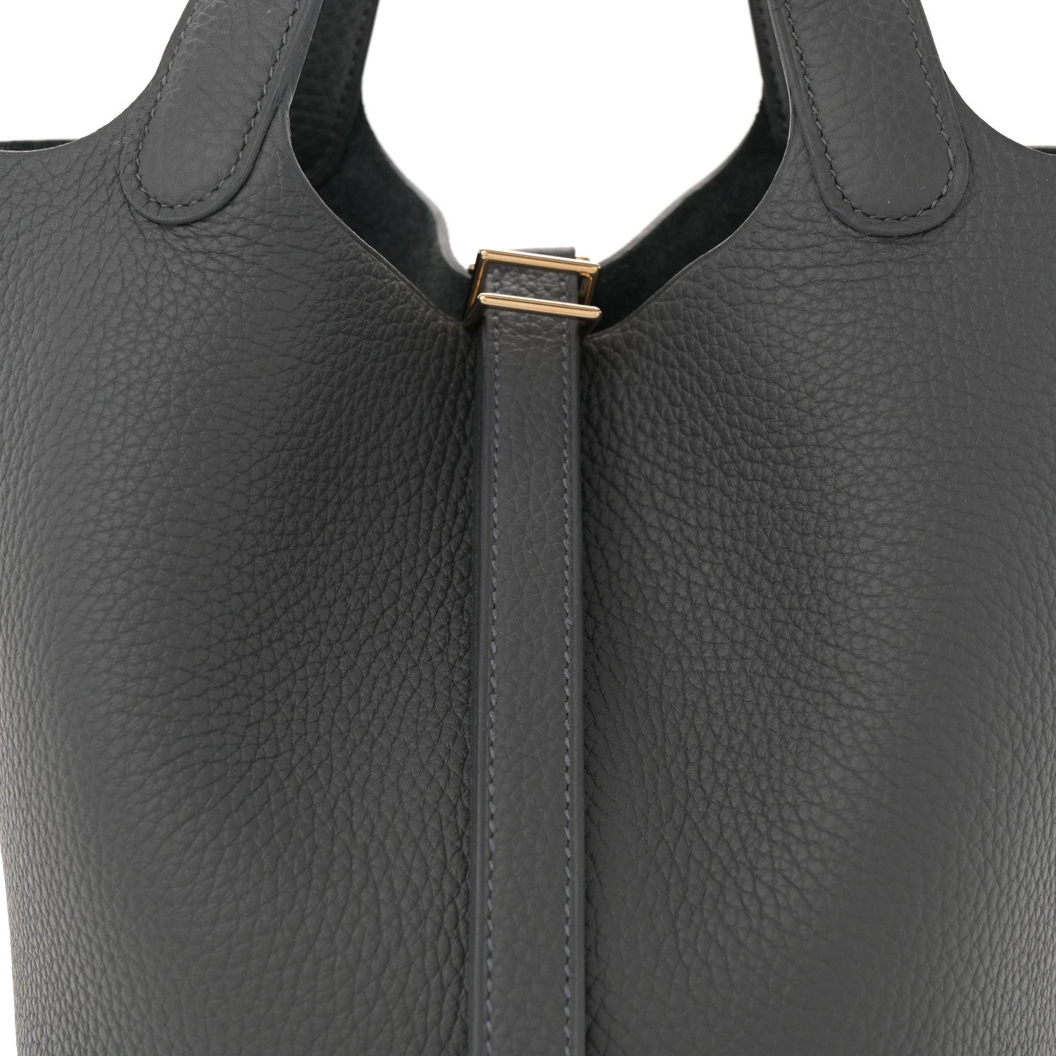 Hermes Taurillon Clemence Picotin Lock 18 PM Ardoise 8 of 11