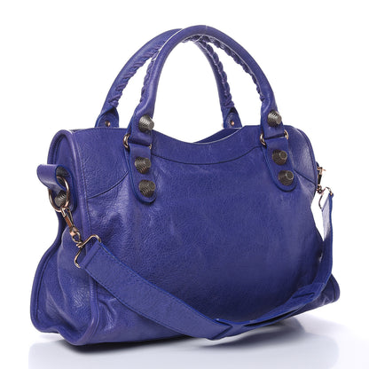 Balenciaga Agneau Giant 21 Rose Gold Hardware City Bleu Lavande 3 of 13