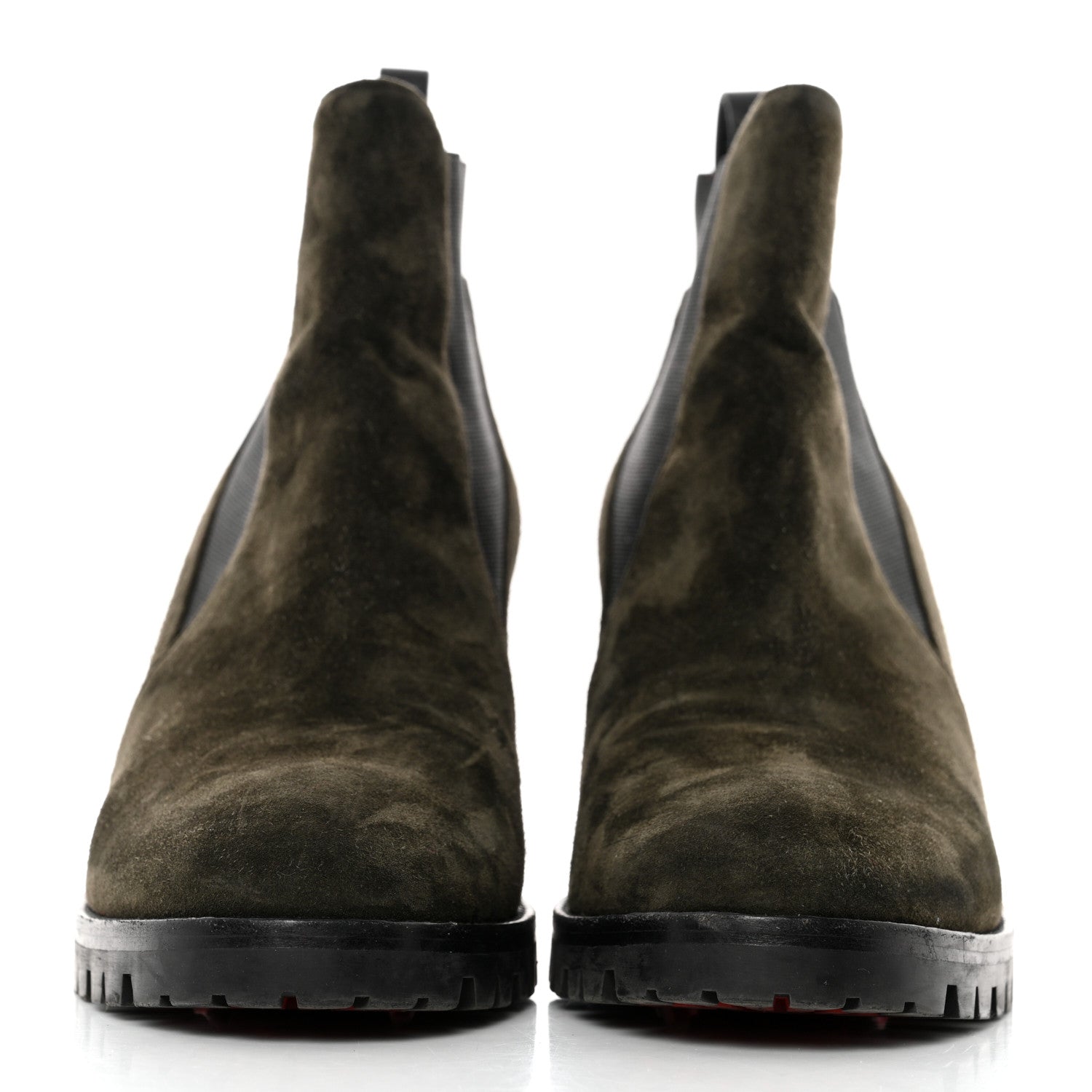 Christian Louboutin Calfskin Marchacroche 70 Chelsea Boots 38 Tyrol 2 of 8
