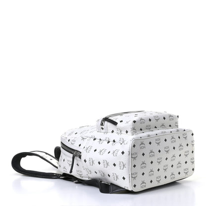 MCM Visetos Medium Stark Backpack White 3 of 4