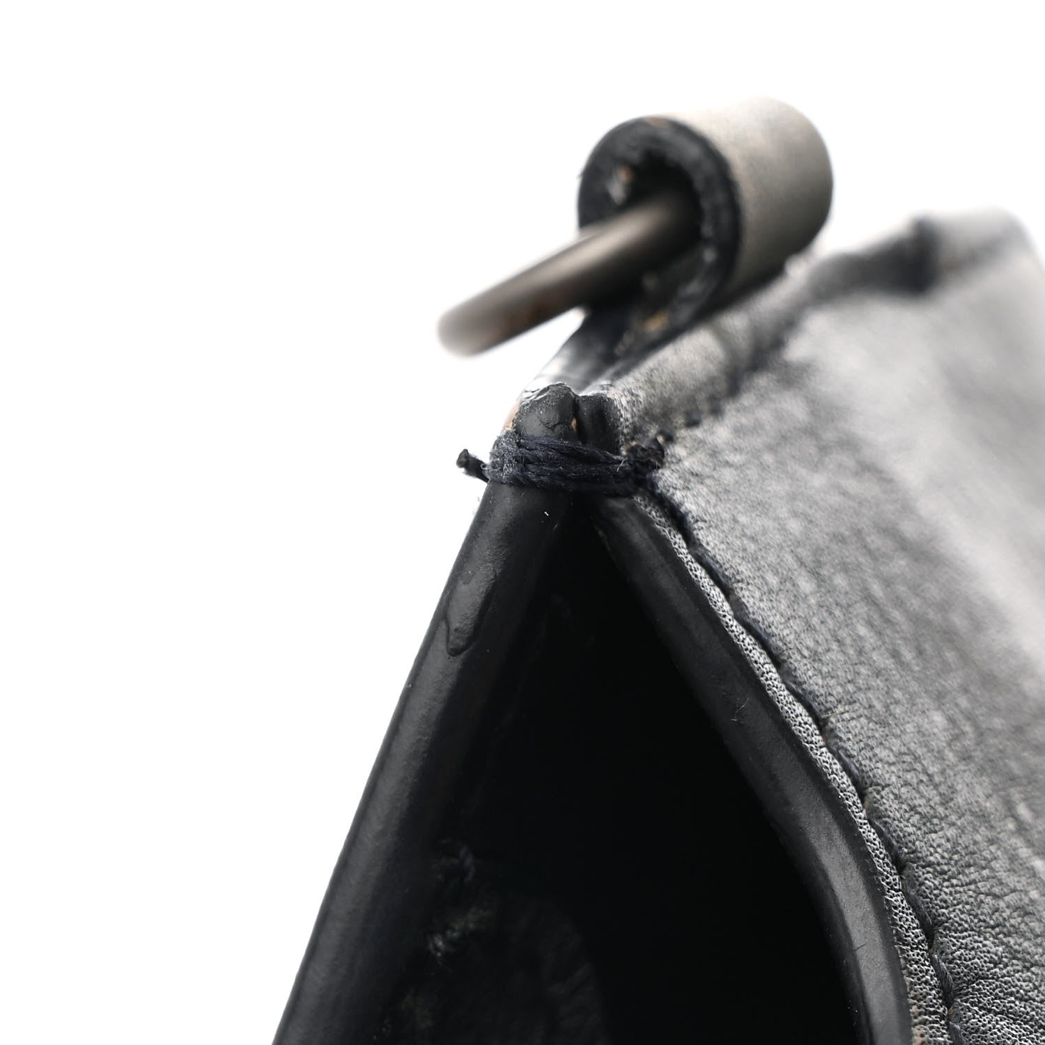 Balenciaga Used Calfskin Silver Hardware Neo Classic City Navy 14 of 18