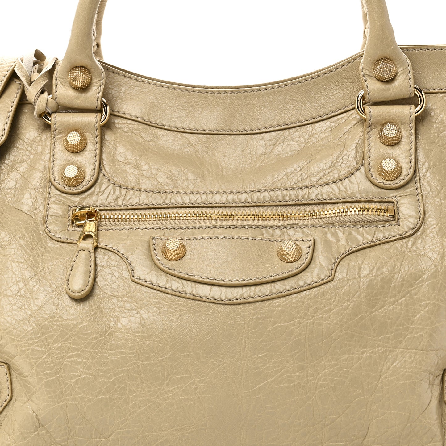 Agneau Giant 12 Gold Hardware City Beige Sable
