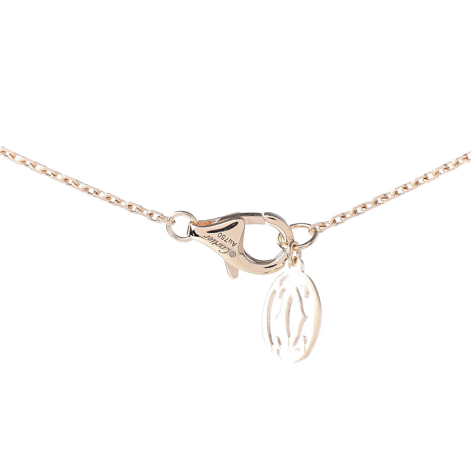Cartier 18K Yellow Gold Diamond XS D'Amour Pendant Necklace 5 of 7