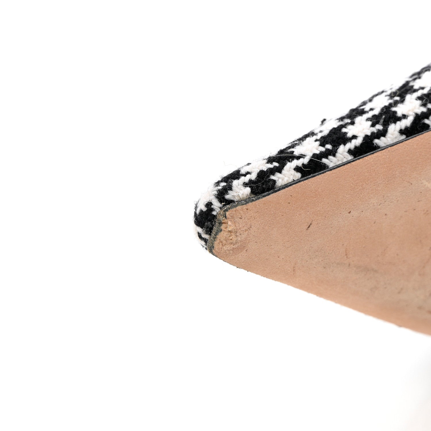 Christian Dior Wool Ribbon Houndstooth J'Adior Slingback 65mm Pumps 40 Black White 13 of 14
