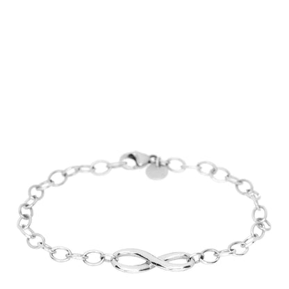 Tiffany Sterling Silver Infinity Chain Bracelet 1 of 3