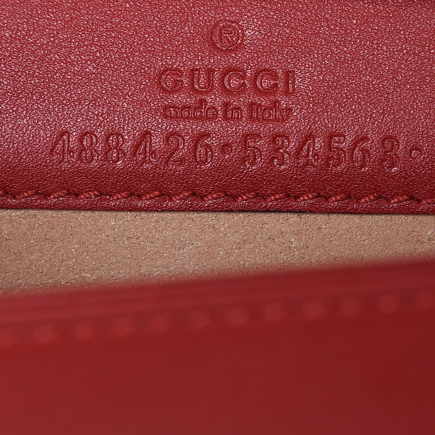 Calfskin Matelasse GG Marmont Mini Bag Hibiscus Red