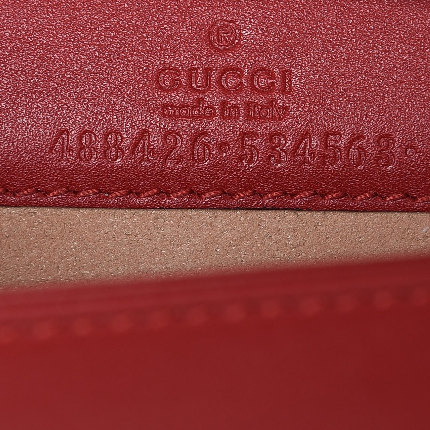 Gucci Calfskin Matelasse GG Marmont Mini Bag Hibiscus Red 6 of 8