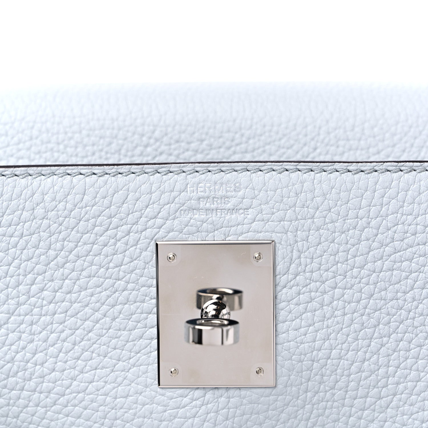Hermes Togo Kelly Retourne 28 Bleu Pale 6 of 10