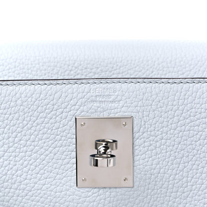 Hermes Togo Kelly Retourne 28 Bleu Pale 6 of 10