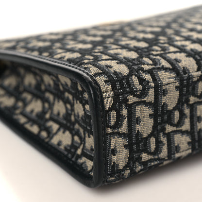 Christian Dior Oblique 30 Montaigne Pouch Blue 8 of 10