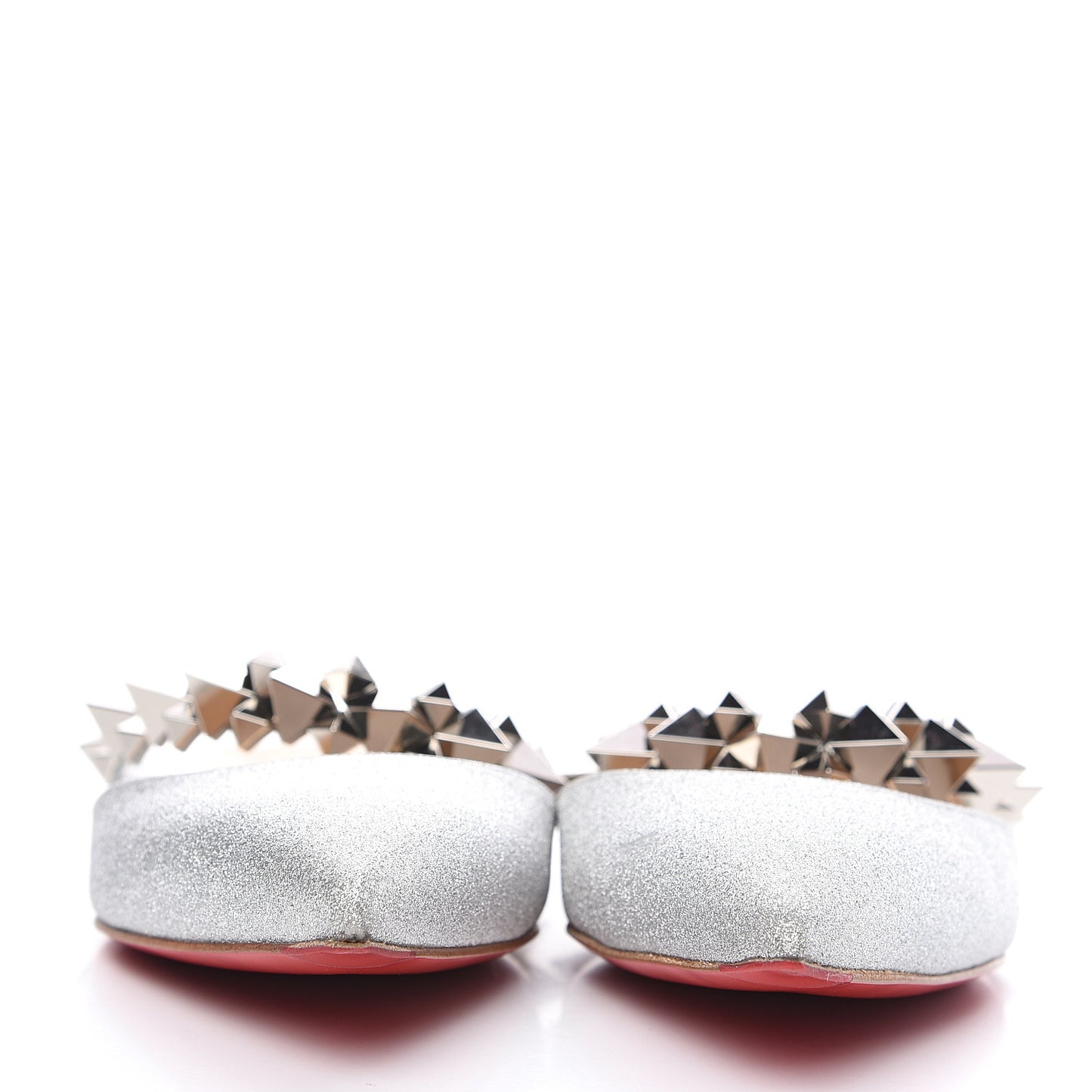 Mini Glitter Planet Choc Flat Mules 37.5 Silver