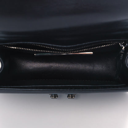 Valentino Garavani Vitello Small Glam Lock Rockstud Flap Black 5 of 10