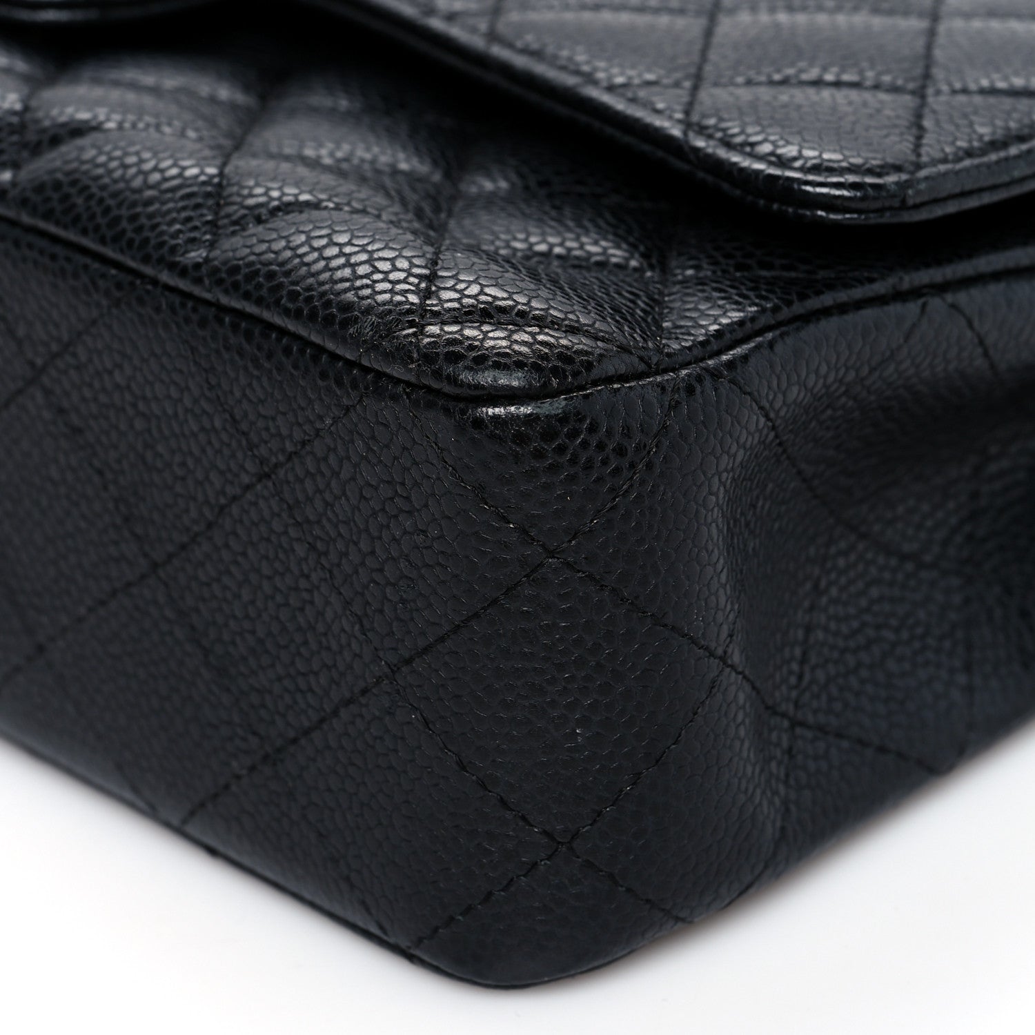 Chanel Caviar Quilted Medium Double Flap Black 9 of 9