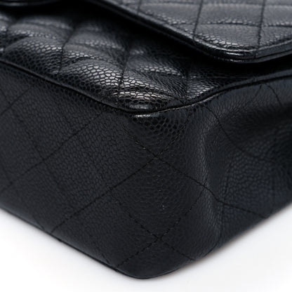 Chanel Caviar Quilted Medium Double Flap Black 9 of 9