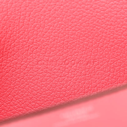Hermes Evercolor Constance Long Wallet Rose Azalee 7 of 7