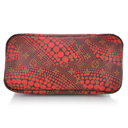 Louis Vuitton Monogram Kusama Waves Neverfull MM Red 5 of 10