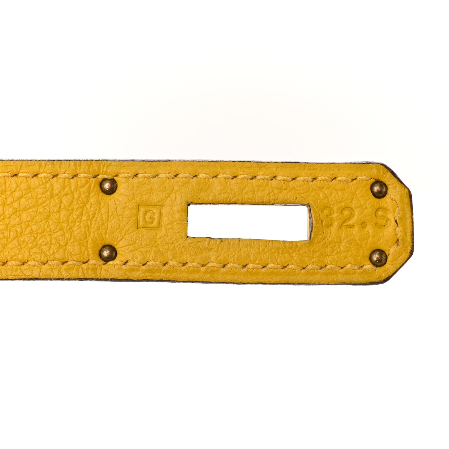 Taurillon Clemence Tri-Color Kelly Retourne 35 Orange Vert Cru Jaune
