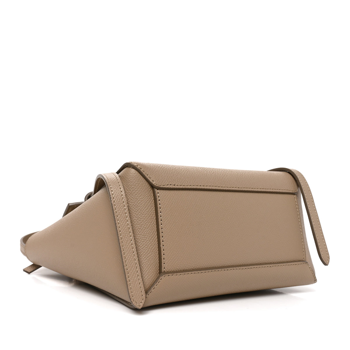 Grained Calfskin Nano Belt Bag Light Taupe