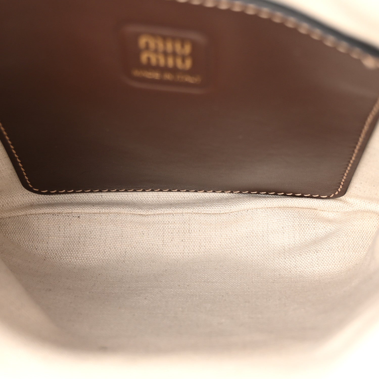 Miu Miu Soft Calf Softy Mini Ivy Tote Radica 5 of 9