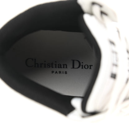 Christian Dior Nylon Fabric Womens D-Player High Top Sneakers 39 White Black 7 of 9