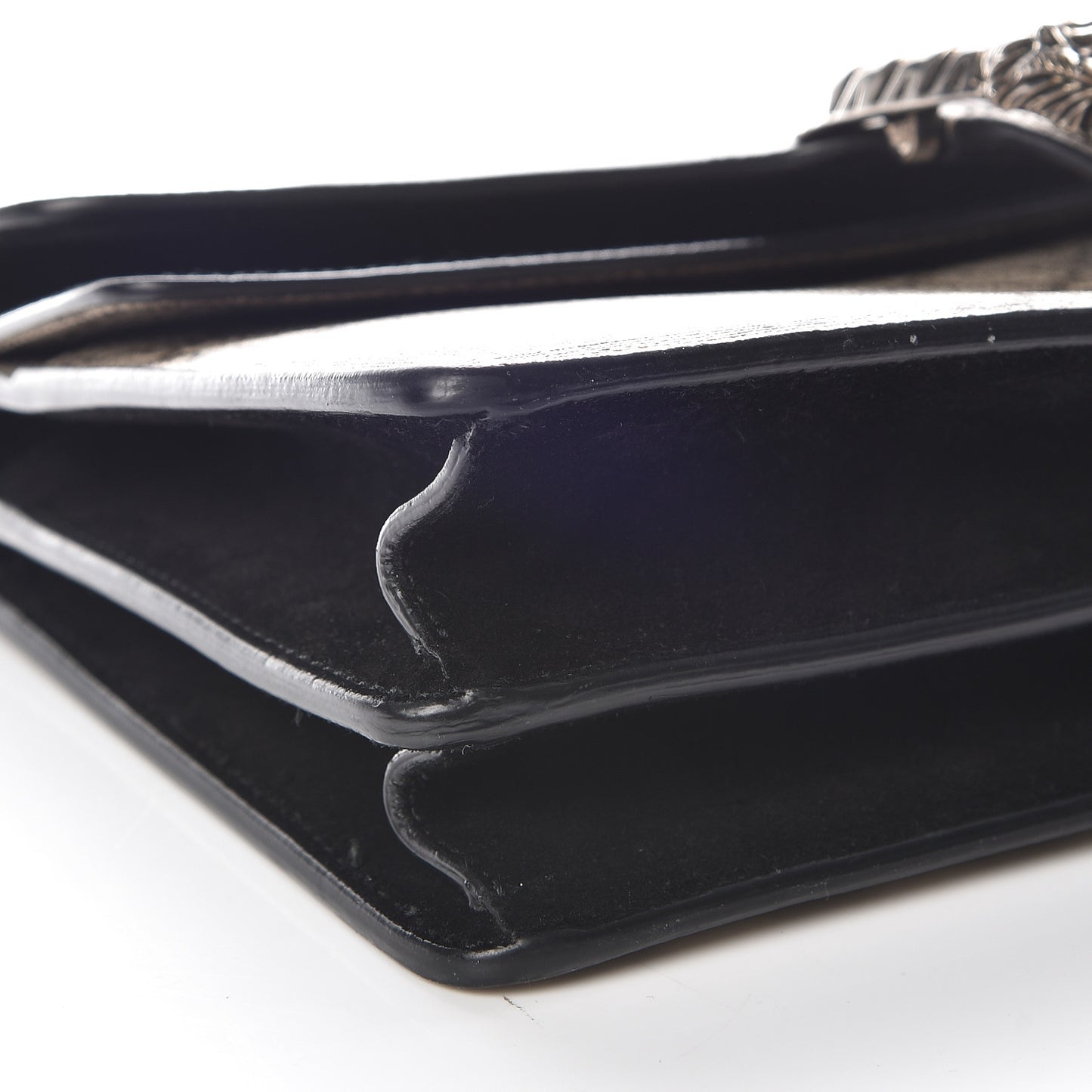 GG Supreme Monogram Small Dionysus Shoulder Bag Black
