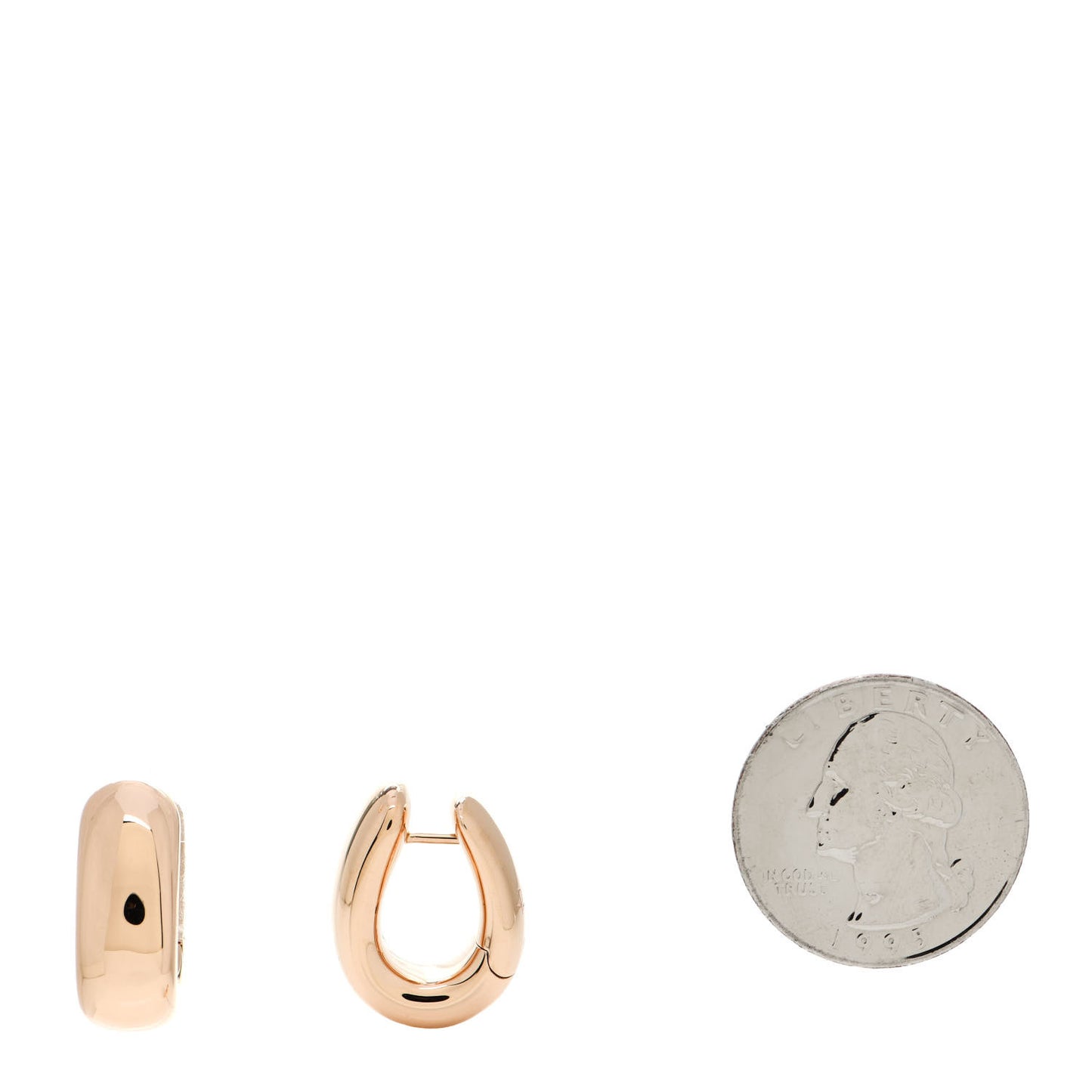 18K Rose Gold Iconica Hoop Earrings