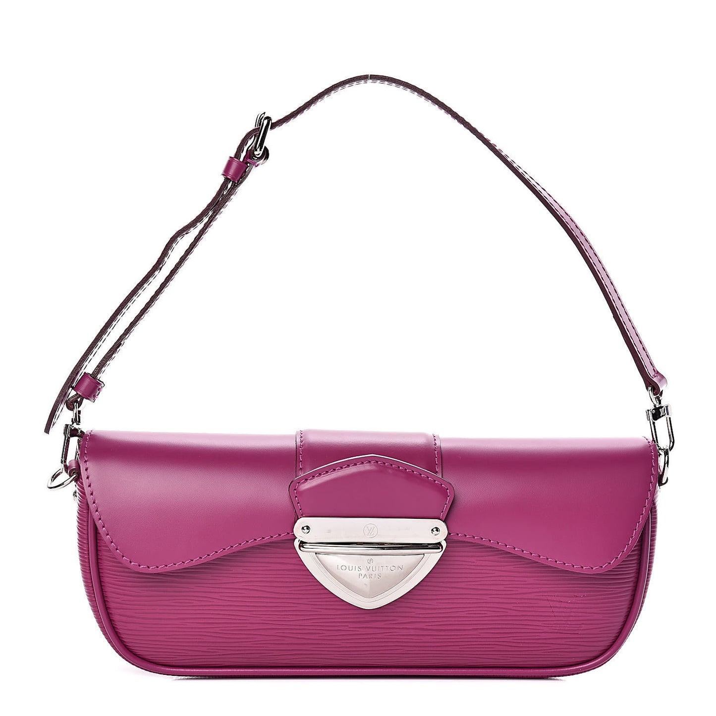 Epi Montaigne Clutch Fuchsia