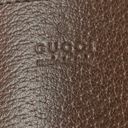 Gucci GG Supreme Monogram Textured Dollar Calfskin Small Ophidia Hobo Beige Ebony New Acero 6 of 10