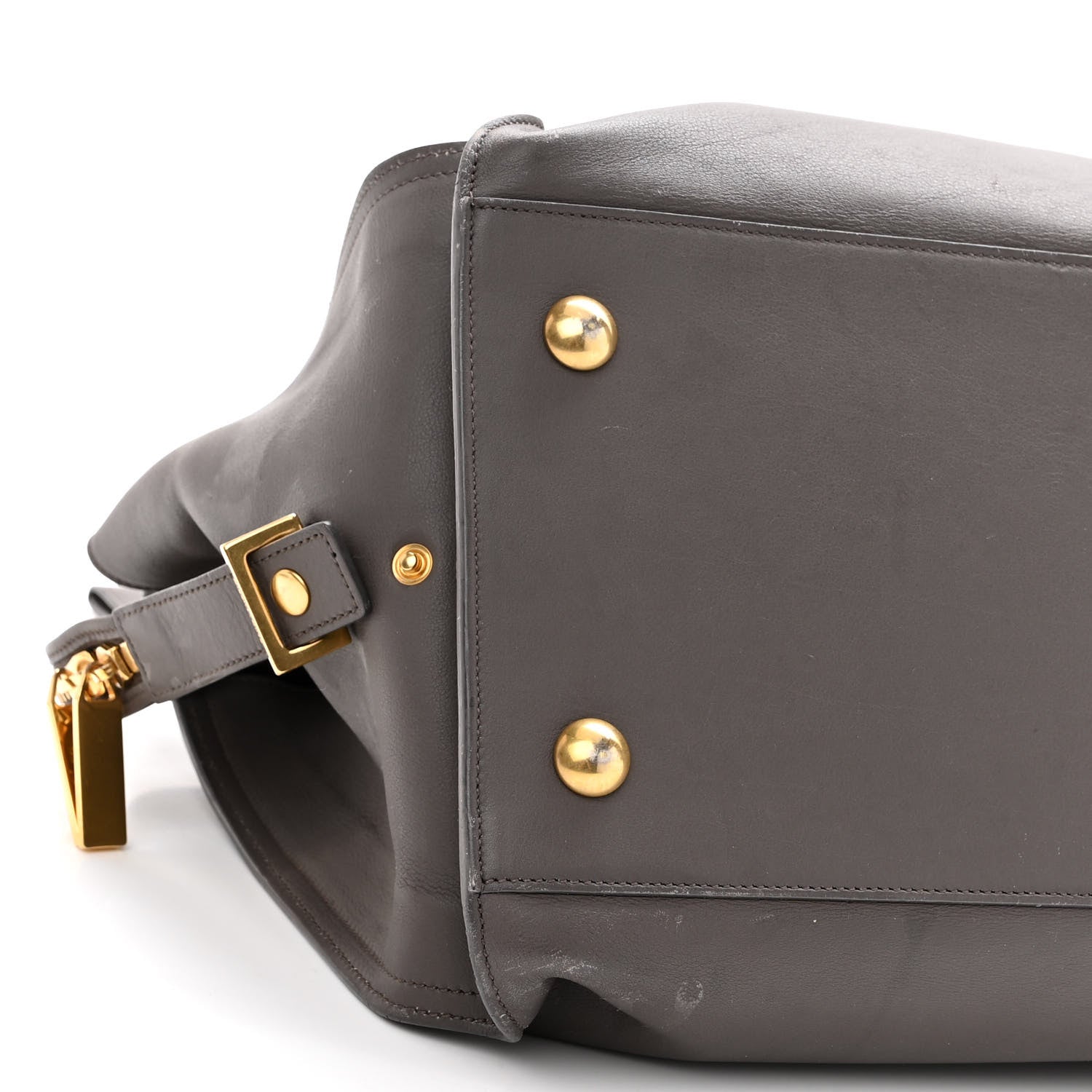 Saint Laurent Sheepskin Medium Cabas ChYc Grey 8 of 12