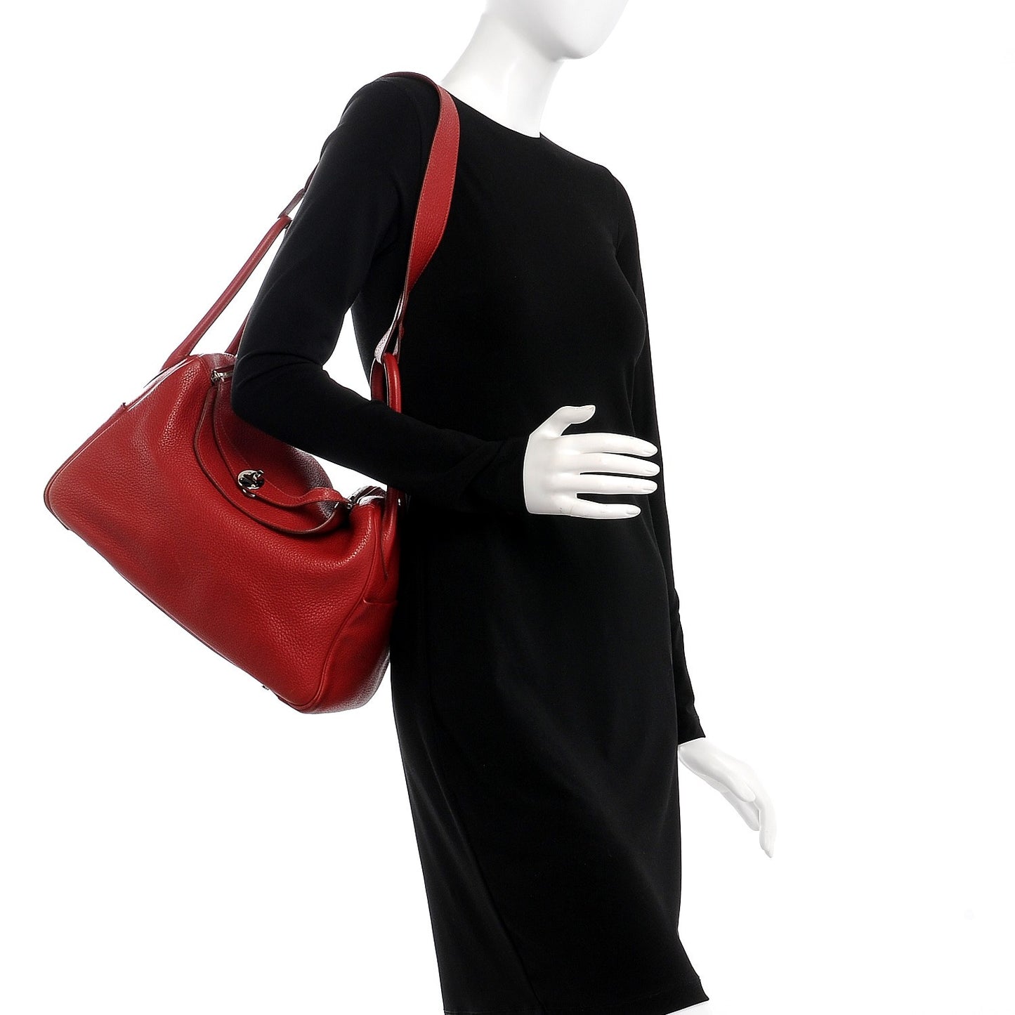 Taurillon Clemence Lindy 34 Rouge Garance