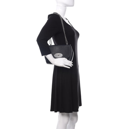 Mulberry Small Classic Grain Small Lily Flap Midnight Blue 3 of 12