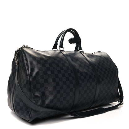Louis Vuitton Damier Graphite Keepall Bandouliere 55 2 of 11