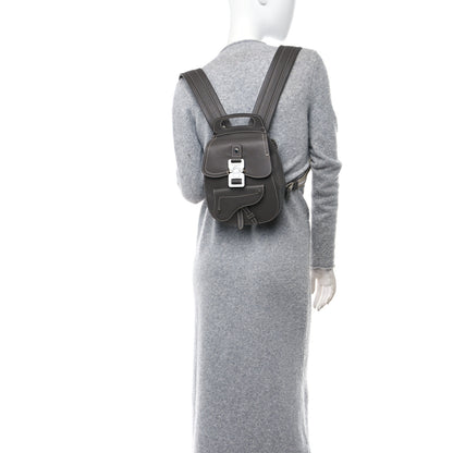 Christian Dior Grained Calfskin Mini Gallop Sling Bag Grey 2 of 11