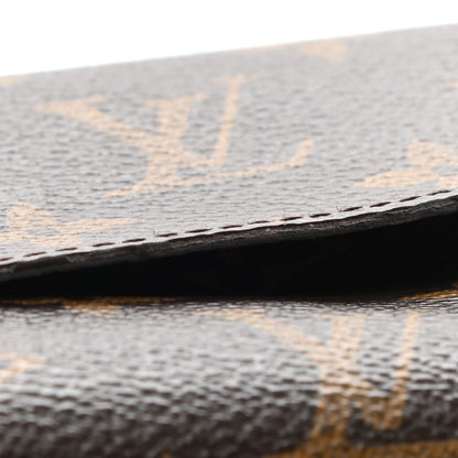 Louis Vuitton Monogram Emilie Wallet Red 9 of 14