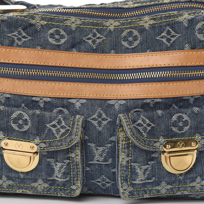 Louis Vuitton Monogram Denim Baggy PM Blue 11 of 12