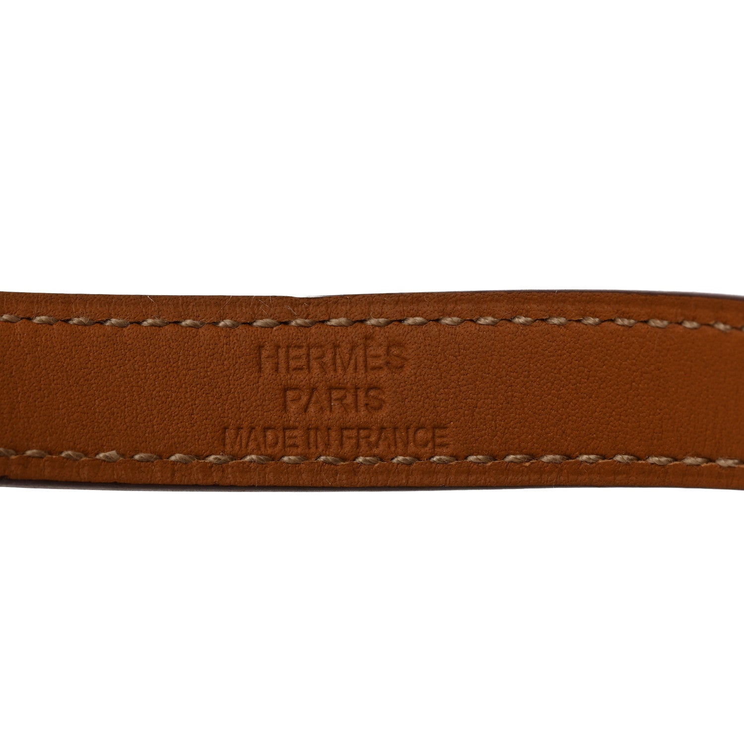 Hermes Epsom Kelly Double Tour Bracelet XS Orange 4 of 7