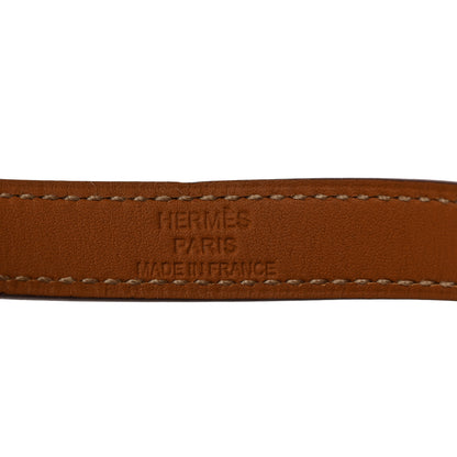 Hermes Epsom Kelly Double Tour Bracelet XS Orange 4 of 7