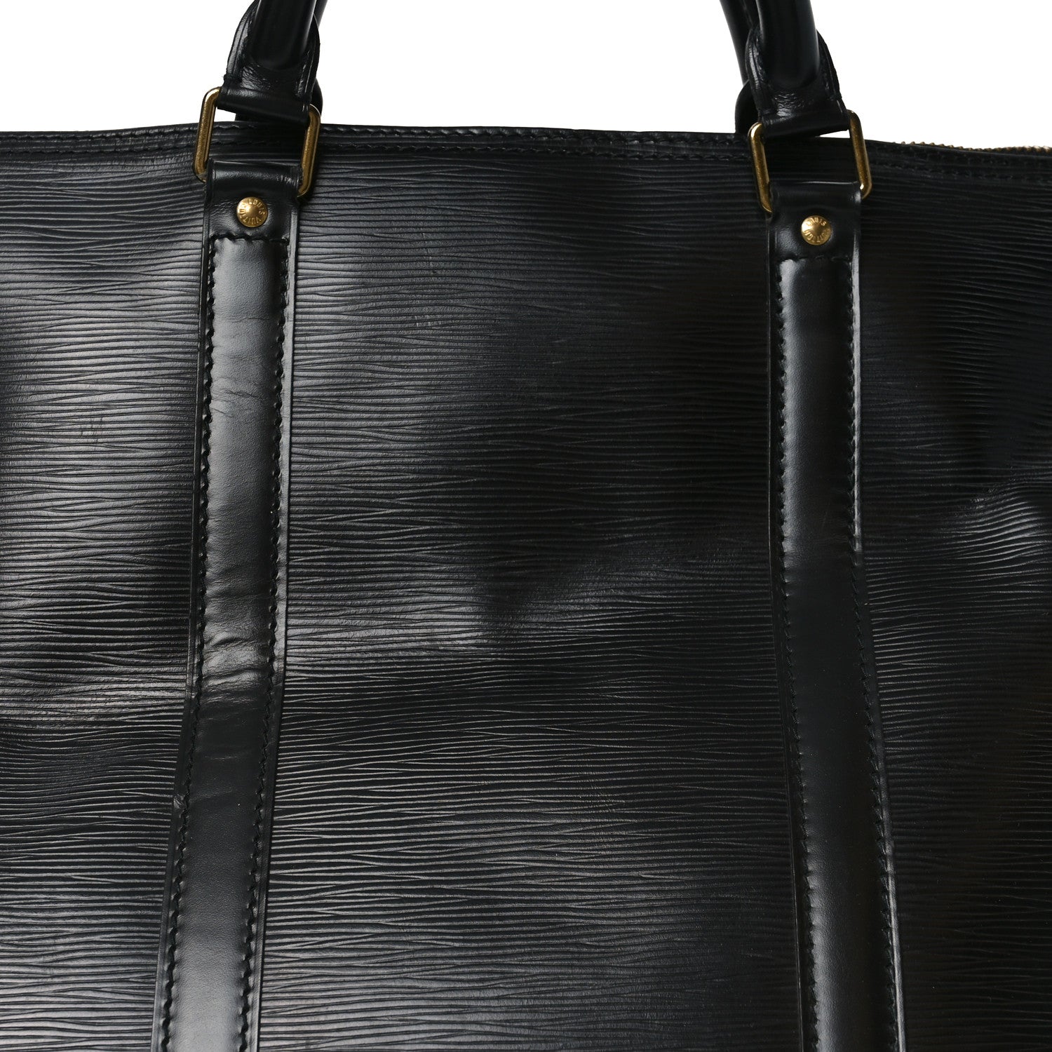 Louis Vuitton Epi Keepall 60 Black 7 of 9