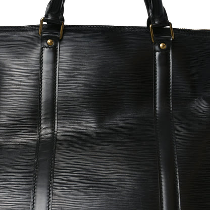 Louis Vuitton Epi Keepall 60 Black 7 of 9