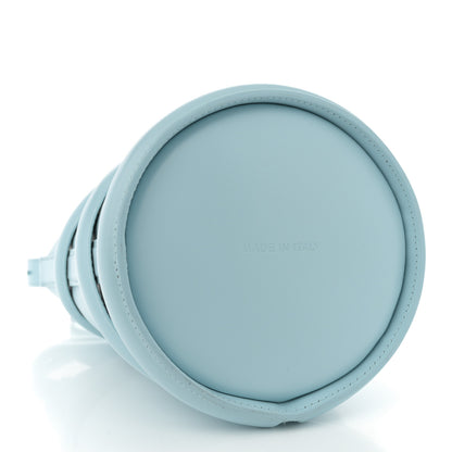 Alexander McQueen Calfskin Mini Curve Bucket Bag Pale Blue 4 of 12