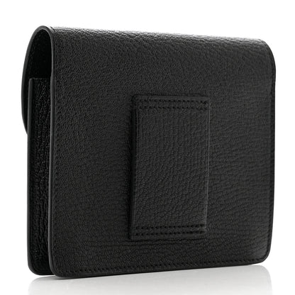 Hermes Chevre Mysore Roulis Slim Wallet Black 3 of 7