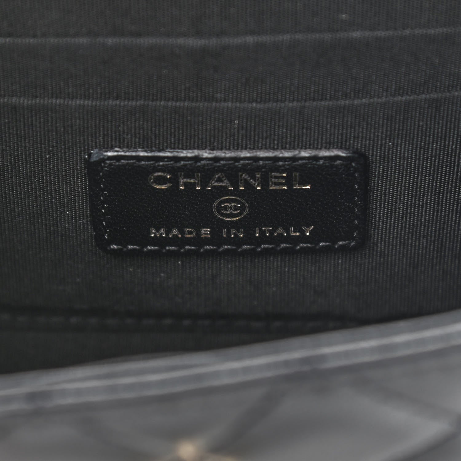 Chanel Lambskin Quilted Mini Trendy CC Chain Wallet Black 6 of 13
