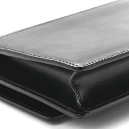 Saint Laurent Calfskin Monogram Sunset Chain Wallet Black 10 of 11